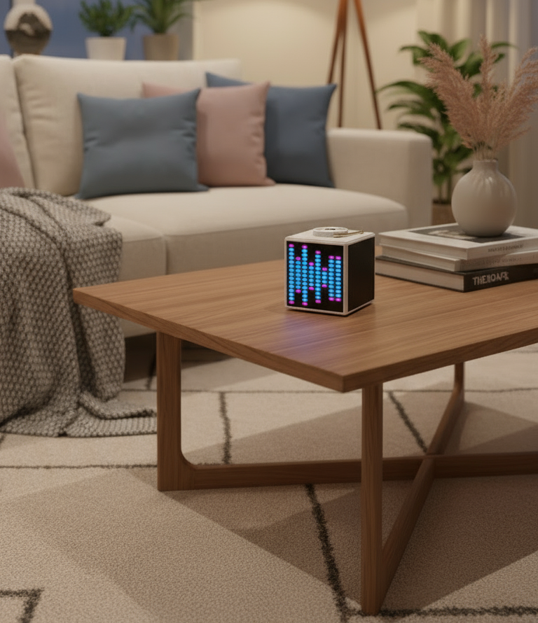 Multifunktionell Pickup Projection Lamp med Bluetooth & White Noise