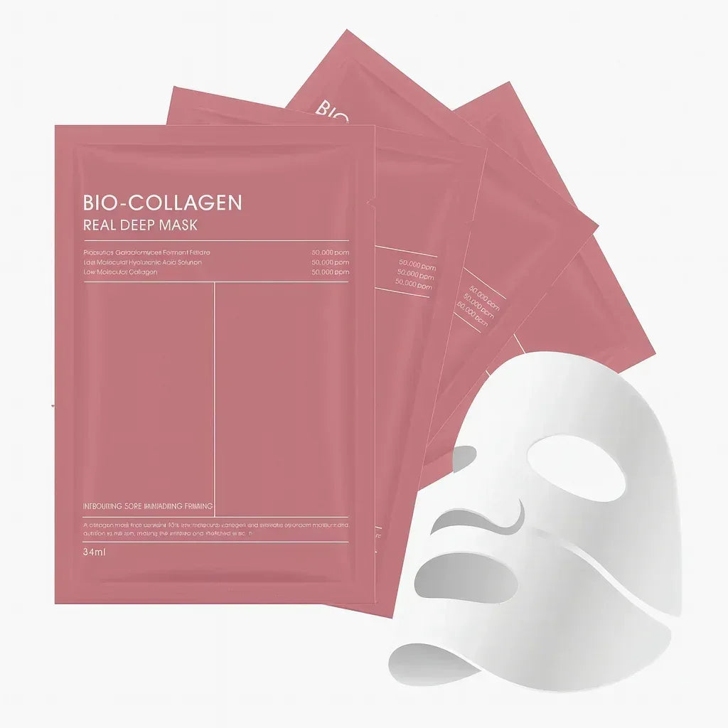 Collagen Sheet Mask – Återfuktande & Plumpande Ansiktsmask - ByKriboh