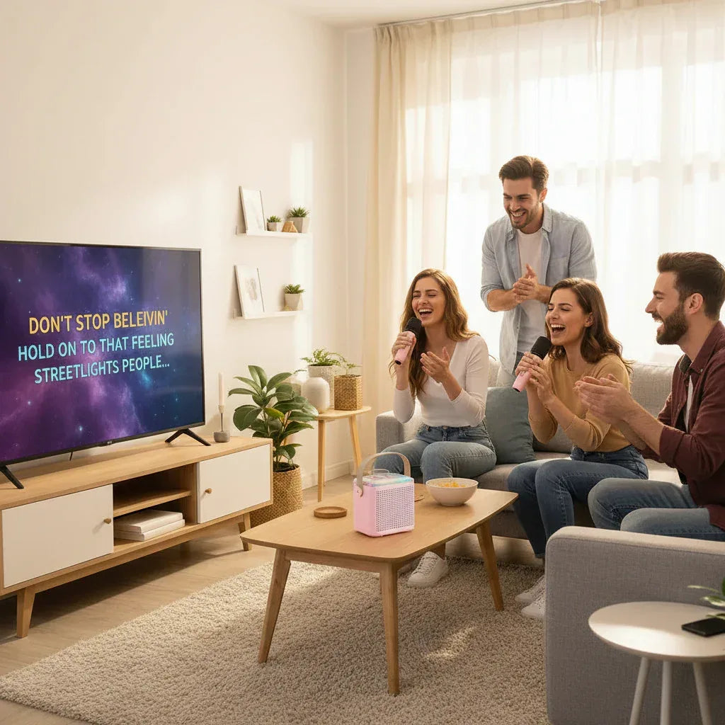 SingAlong™ Karaokehögtalare med Trådlösa Mikrofoner - ByKriboh