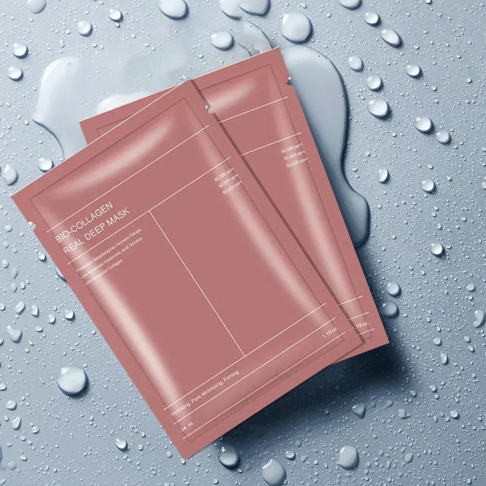 Collagen Sheet Mask – Återfuktande & Plumpande Ansiktsmask - ByKriboh