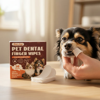 Pet Dental Finger Wipes – Enkel tandvård på några sekunder