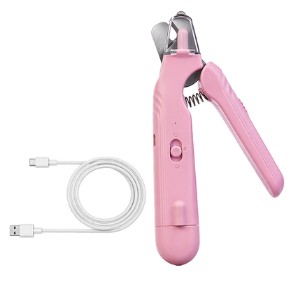 SafeTrim™ - 2-i-1 Kloklippare & Elektrisk Kloslip med LED-ljus