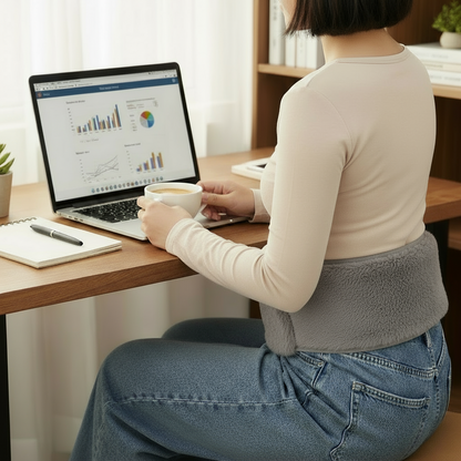 🔥 Elektriskt Värmebälte – 3-stegs Termostat