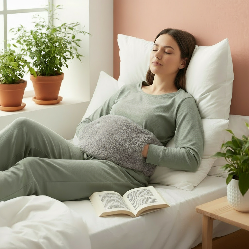 🔥 Elektriskt Värmebälte – 3-stegs Termostat