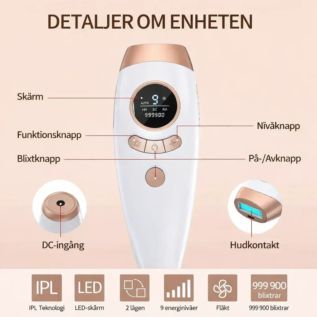 CoolSmooth™ IPL Hårborttagning - ByKriboh