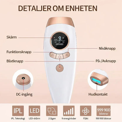 CoolSmooth™ IPL Hårborttagning - ByKriboh